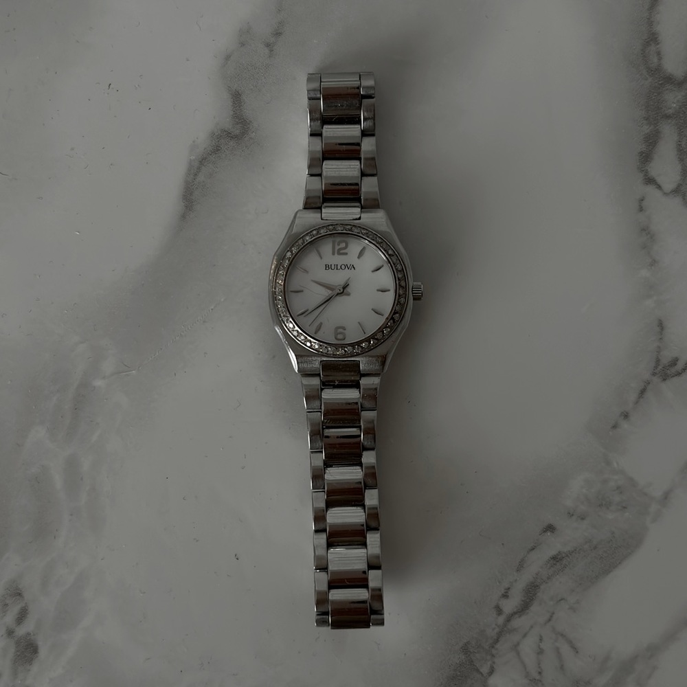 Bulova Women's Mother Of Pearl Watch 96W199